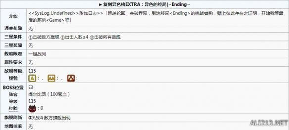《碧蓝航线》复刻：异色格EXTRA攻略 异色的终局ENDING 1