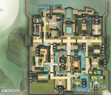 《楚留香手游》11月11日坐观万象打坐修炼地点坐标 4