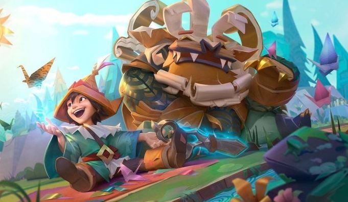 lol折纸工艺努努皮肤特效怎么样 折纸工艺努努特效展示 1