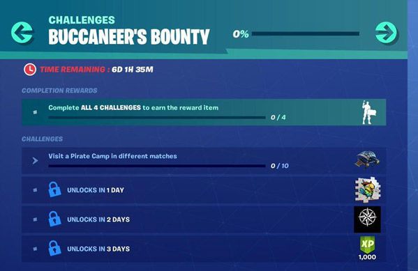 堡垒之夜海盗赏金活动挑战任务攻略汇总 堡垒之夜海盗赏金活动挑战任务完成攻略 2