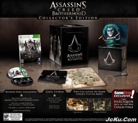 《刺客信条：兄弟会》北美售珍藏版 细节公开 2