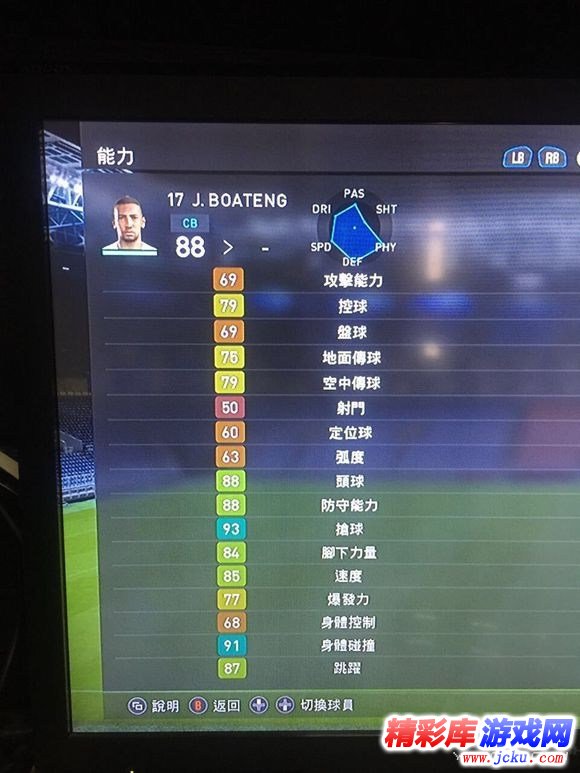 实况足球2017部分球员能力值数据图文 10
