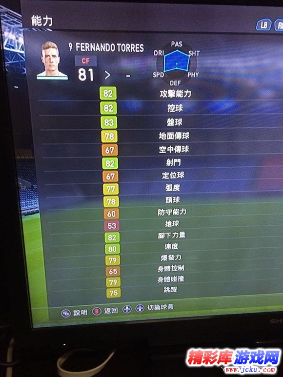实况足球2017部分球员能力值数据图文 37